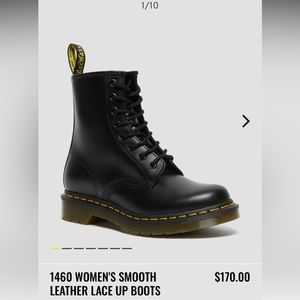Doc Martens Womens 1460 Lace Up Boot size 9. ( Men's 8)